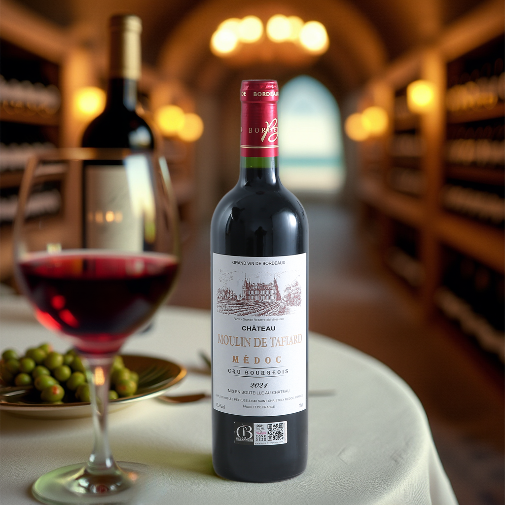 Chateau Heifolay Dry Red Wine from the Medoc Cru Classe in Bordeaux, France details Picture