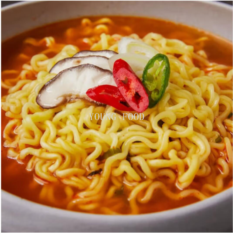 Free shipping for wholesale! 460g (115g*4 bags) Korean imported instant noodle snack Untoppling Sesame Ramen Specification image