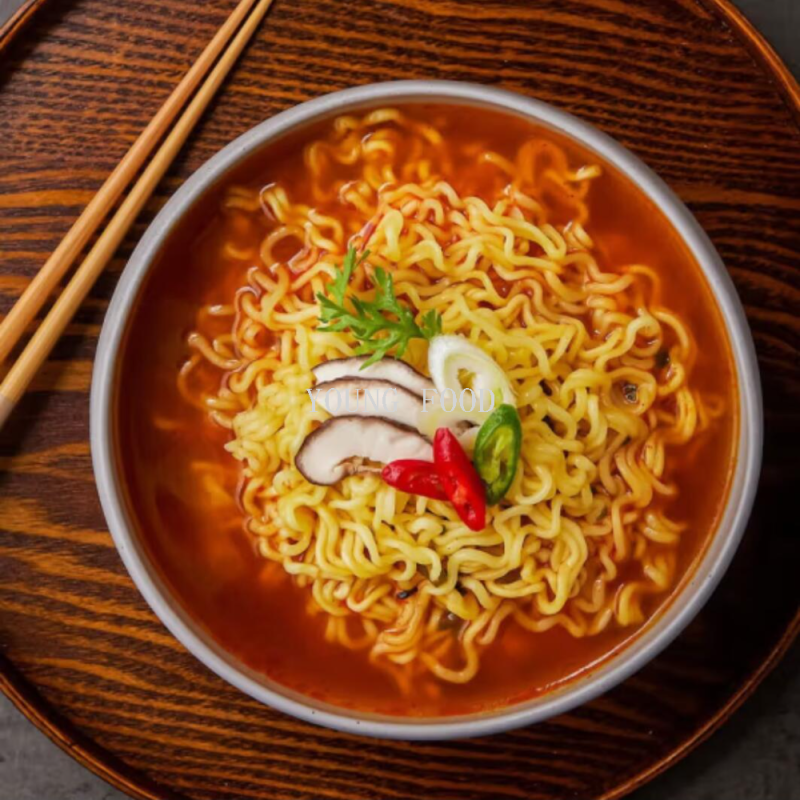 Free shipping for wholesale! 460g (115g*4 bags) Korean imported instant noodle snack Untoppling Sesame Ramen Application Scenario