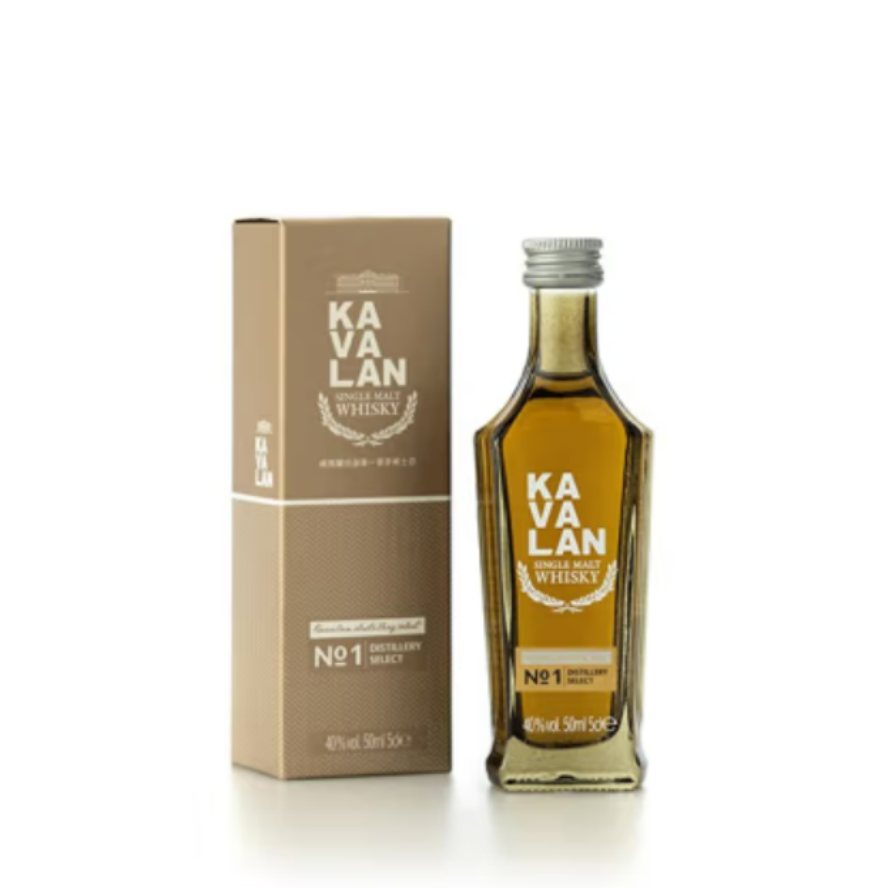 Free shipping for wholesale! Taiwanese imported spirits Kavalan Select One Whisky 50ml 40%vol Whisky