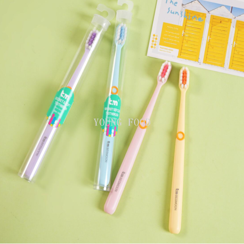 Free shipping for wholesale! High-density Deep Cleaning Dual-protection Toothbrush BM-55A daily Necessities figurine Wearable Armor for cleaning the mouth
