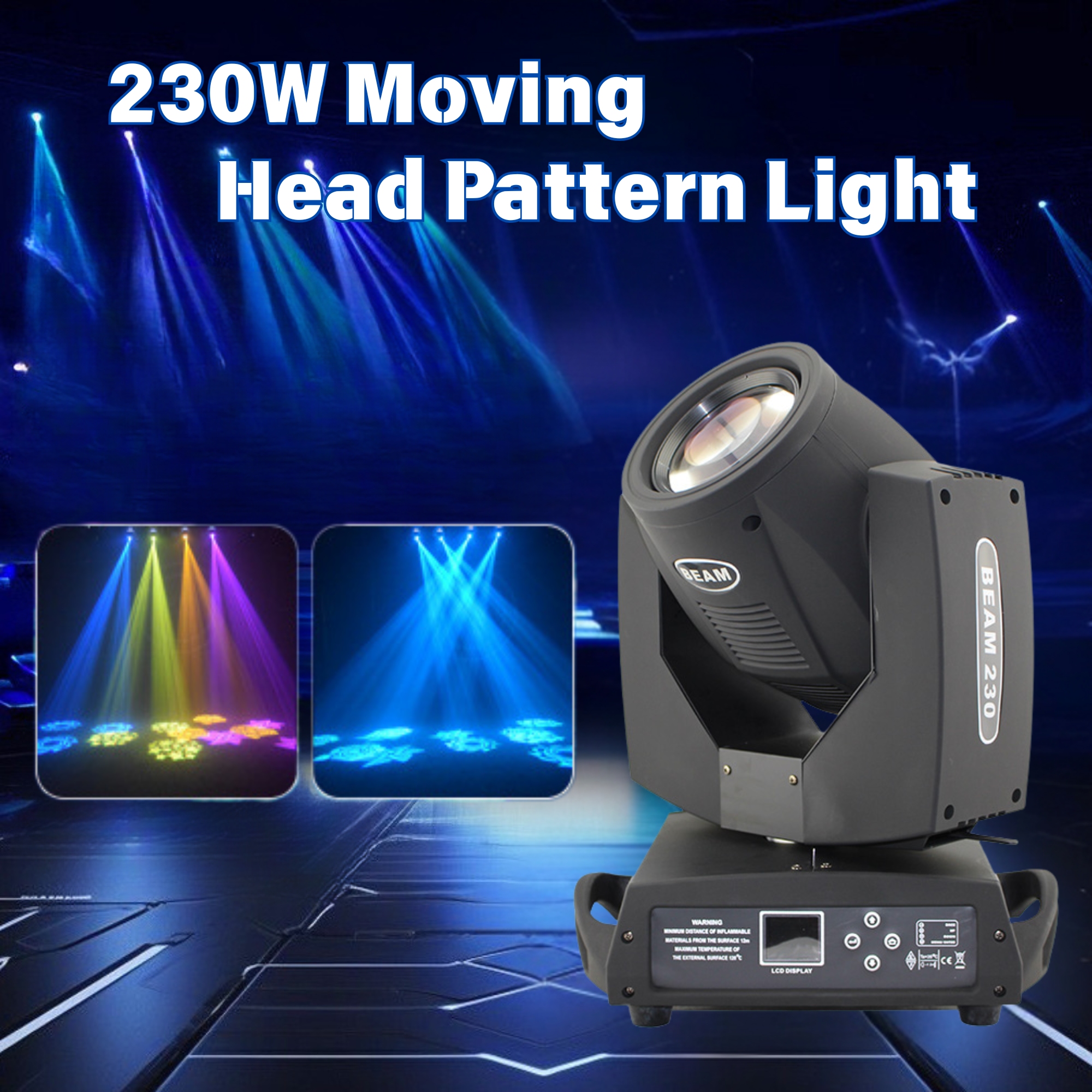 The Manufacturer Is Selling 230W Moving Head Beam Lights For Live Streaming Rooms, Bars, Banquet Halls, Moving Head Pattern Lights, Music Festival Performance Stage Lights, And Large-Scale Wedding Event Atmosphere Rendering Lights