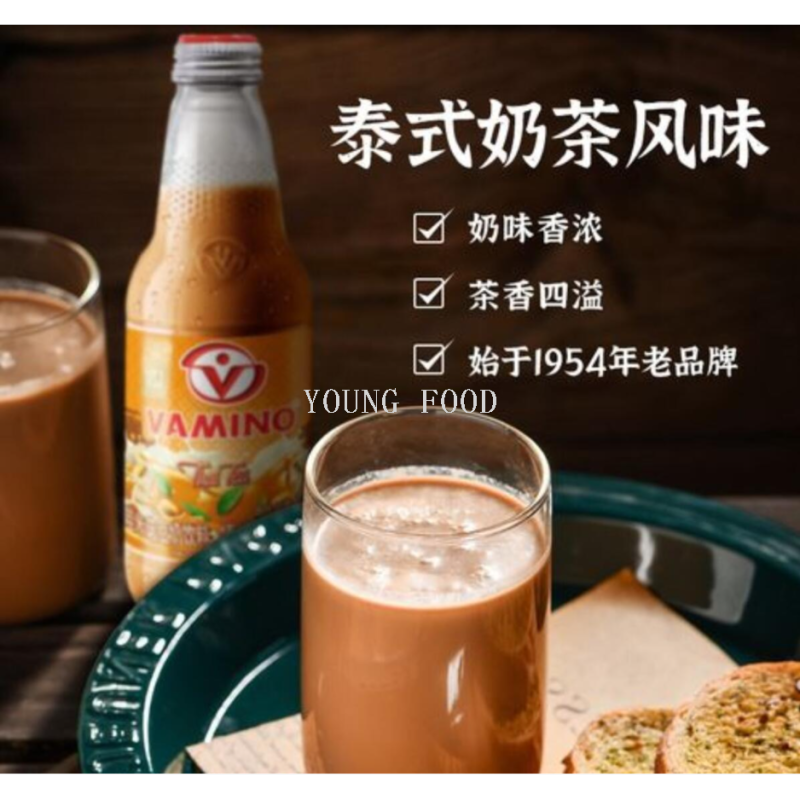 Free shipping for wholesale! Thai imported Wamino soy milk, Thai chocolate-flavored 300ml snack breakfast milk Specification image