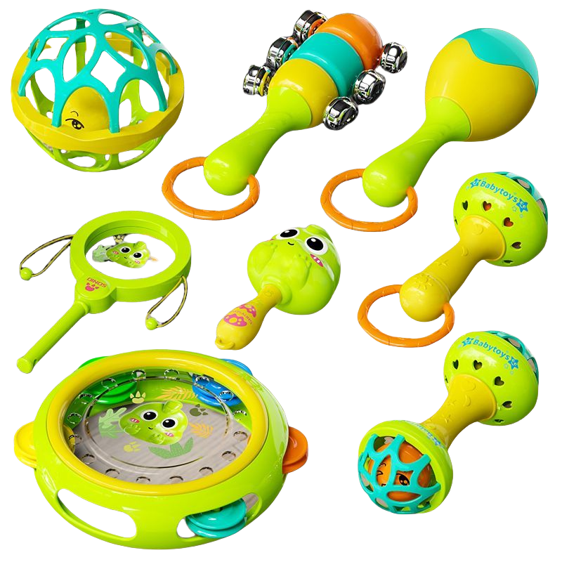 过家家玩具 益智新品 摇铃套装，2025年爆款 量大价优 8月新品