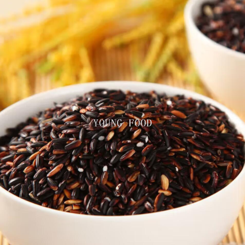 包邮批发！进口大米金怡泰国黑莓果米/真空1kg优质香米百货白底实物图