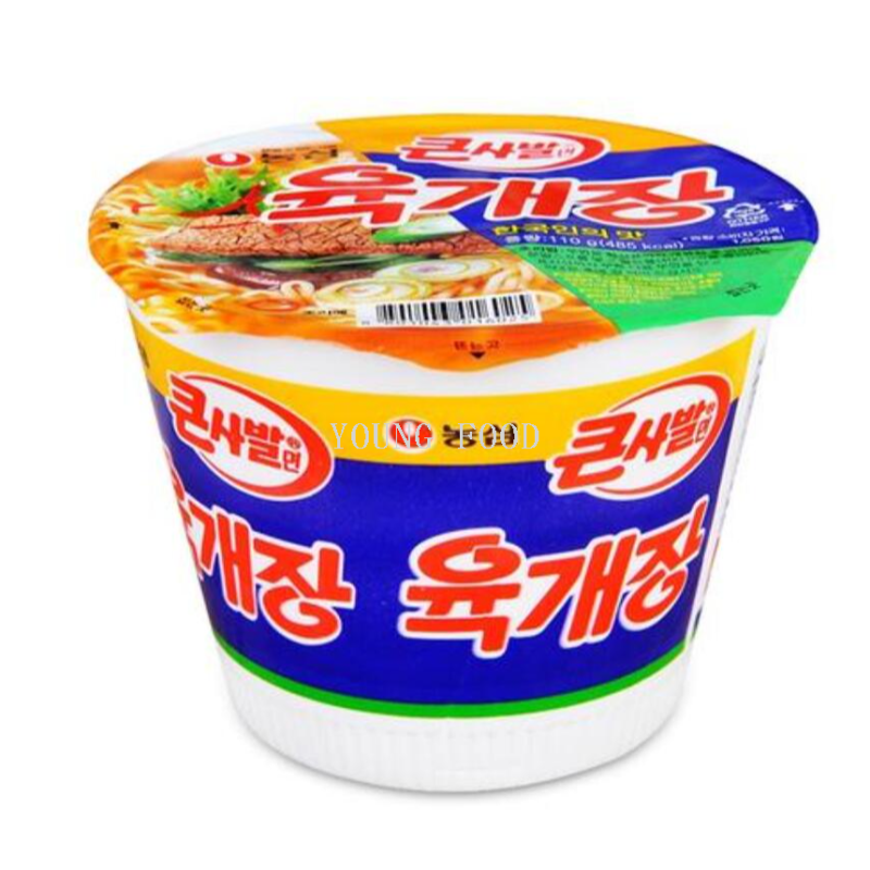 Free shipping and zero shipments! Korean imported snacks, fast food, instant noodles, Nongshim beef flavored large bowl noodles 110g, general merchandise figurines