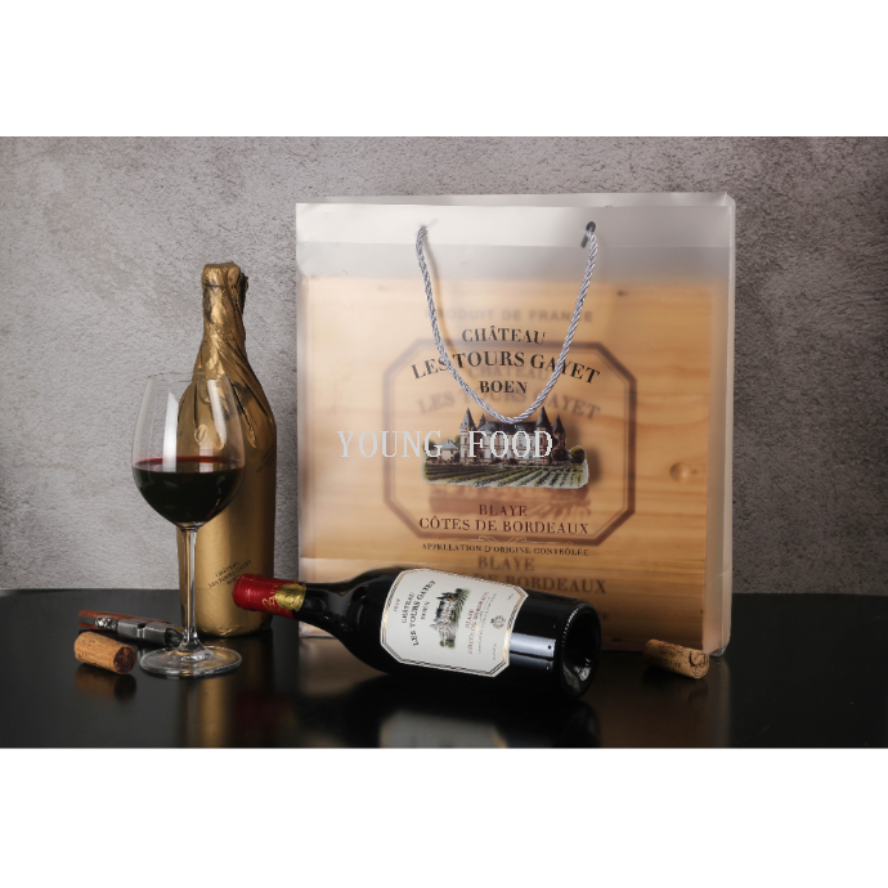 Free shipping for small orders! Figurine Chateau Berne Red Wine 750ml 14.5%vol/ Three-bottle gift box set Application Scenario