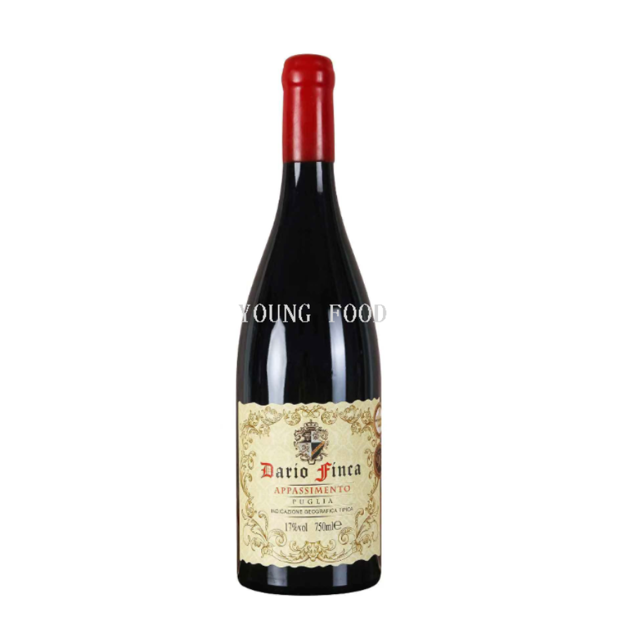 Free shipping and zero shipments! Dario Estate Puglia Dried Red Wine 750ml 17%vol/ Three bottles