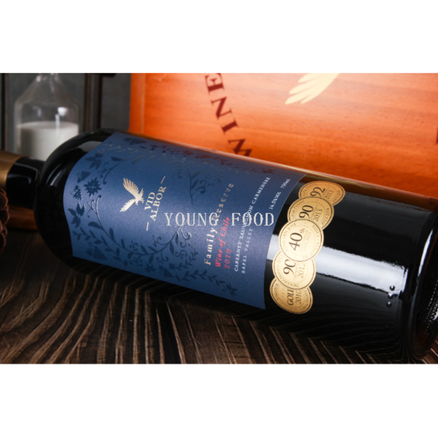 Free shipping for small orders! Chilean red wine Jiaxi Family Reserve Red Wine 750ml 14.5%vol/ Three-bottle set Specification image