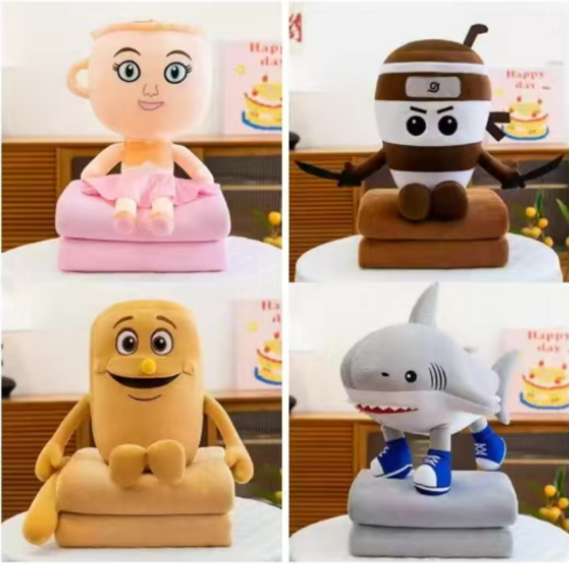 Shan Hai Jing Series: Wooden Stick Man, Shoe Shark, Teacup, Female Tire Frog, Banana Monkey Application Scenario