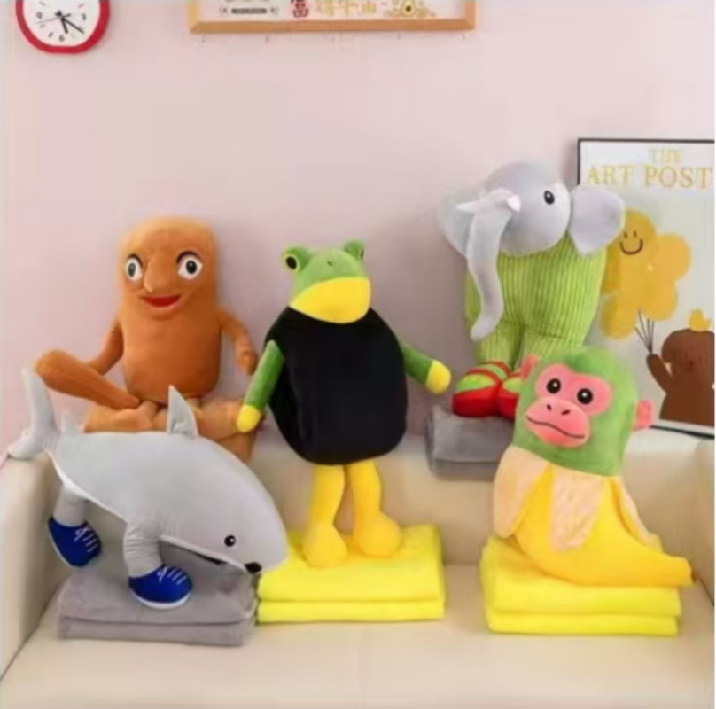 Shan Hai Jing Series: Wooden Stick Man, Shoe Shark, Teacup, Female Tire Frog, Banana Monkey Specification image