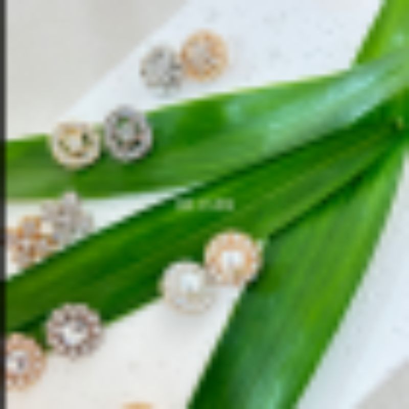 高端厂家直销金属扣小香风花朵纽扣衣服裤子辅料饰品配件珍珠扣