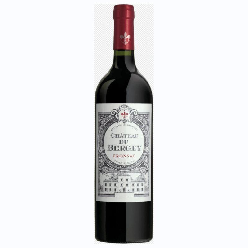 Free shipping! Chateau Dibano Dry Red Wine from Fronsac, France, 750ml, 2019, 14%vol