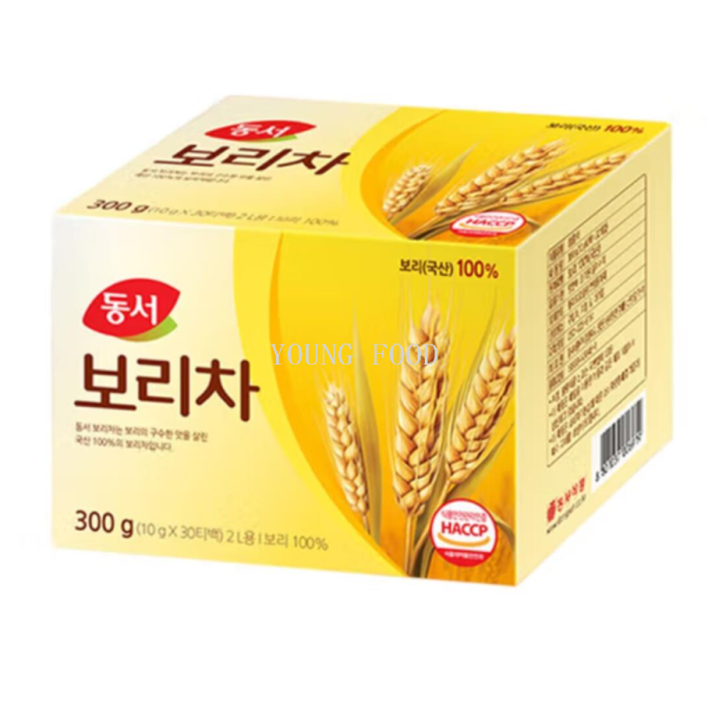 包邮！韩国进口牌大麦茶烘焙型冲泡茶袋泡茶饮品 东西大麦茶300g