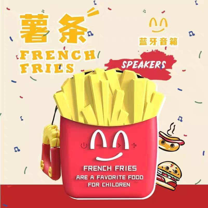 Aima Emma Aima Emma Bluetooth Speaker T700 Hamburger Fries Santa Claus Fun Shape Bluetooth Mini Speaker details Picture
