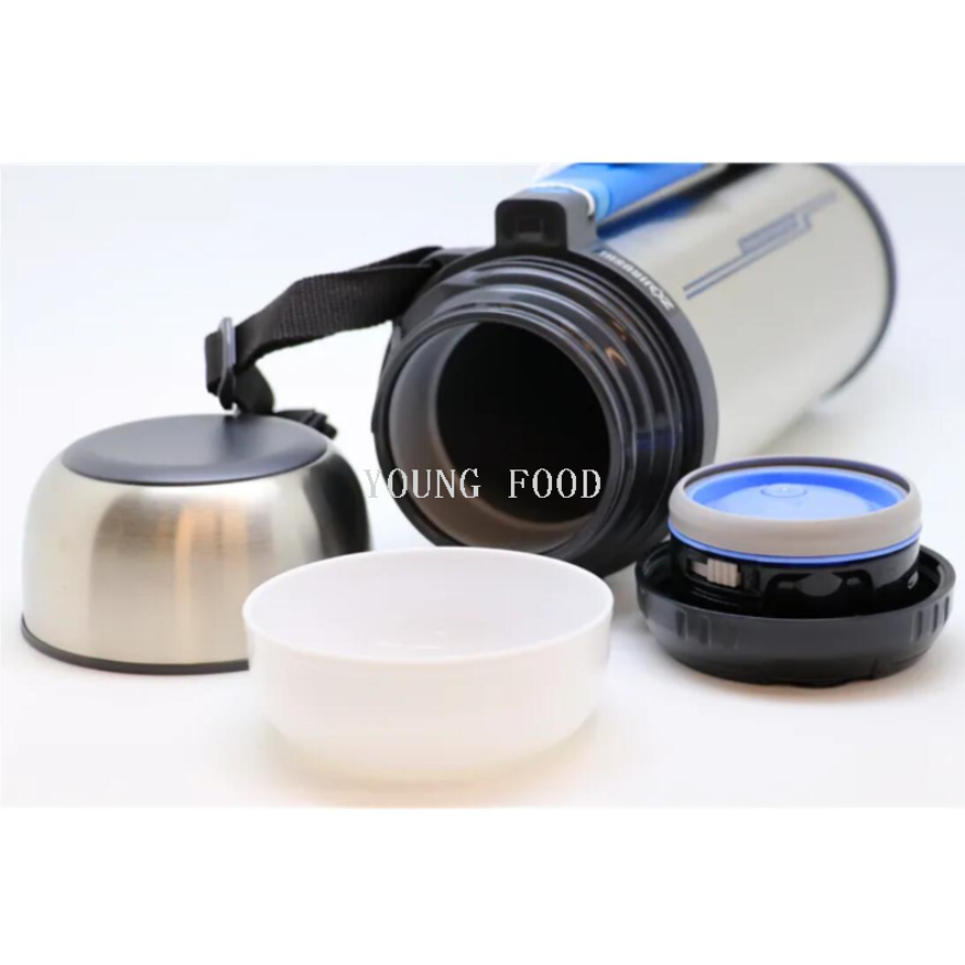 包邮!日本象印水壶zojirushi保温壶不锈钢附杯盖保温瓶SF-CC15详情图3