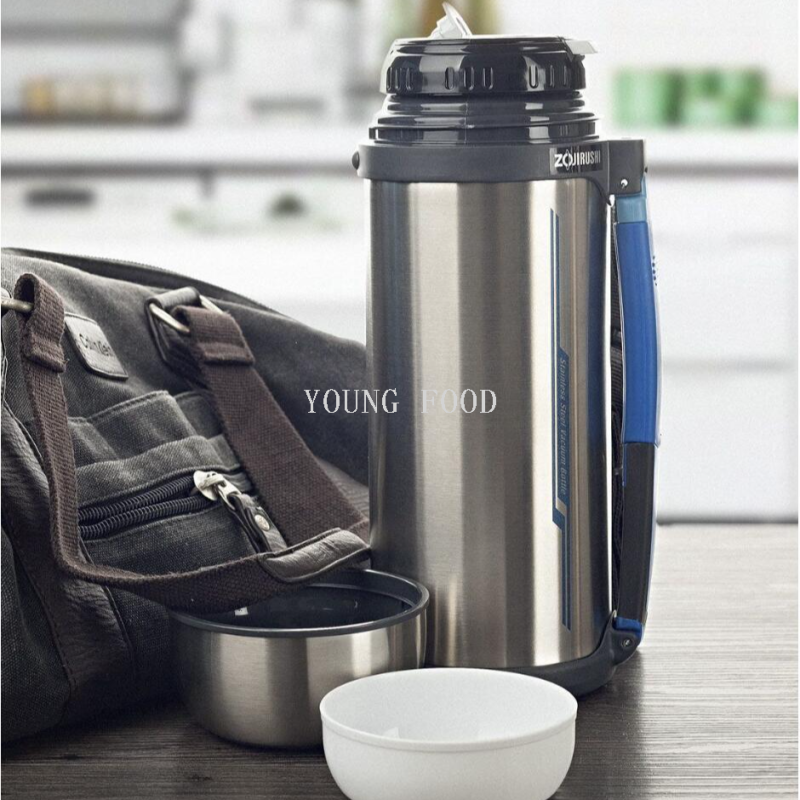 包邮!日本象印水壶zojirushi保温壶不锈钢附杯盖保温瓶SF-CC15详情5