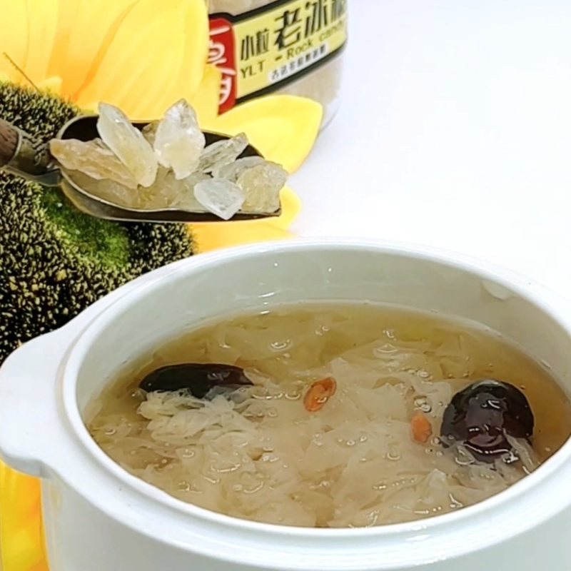 Free shipping! Yiliangtian Small Grain Old Rock Sugar 750g, high-end edible sugar polycrystalline rock sugar, medicinal diet stews, desserts details Picture