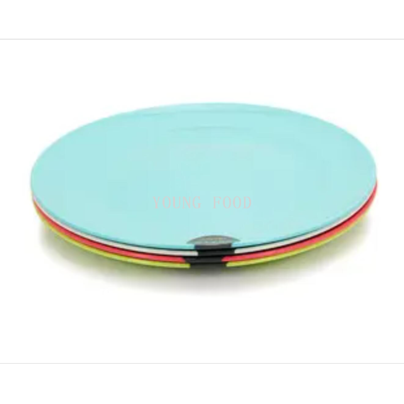 包邮！日本进口 INOMATA 塑料餐盘18厘米 颜色随机进口百货器皿