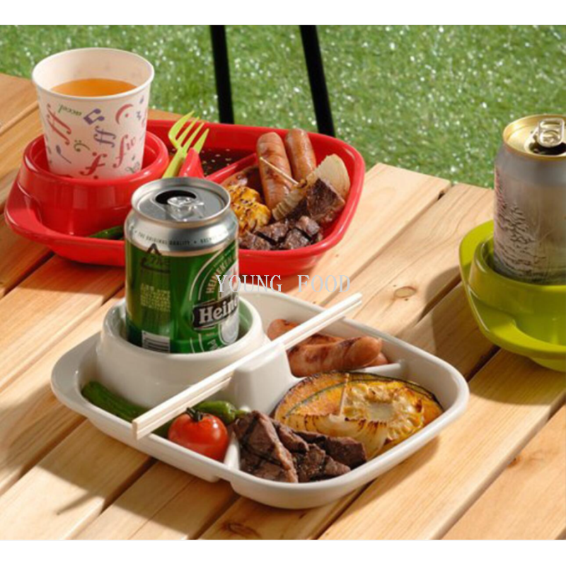 美耐皿餐盘/密胺盘碟/不锈钢餐盘/不锈钢汤盆/密胺餐具白底实物图