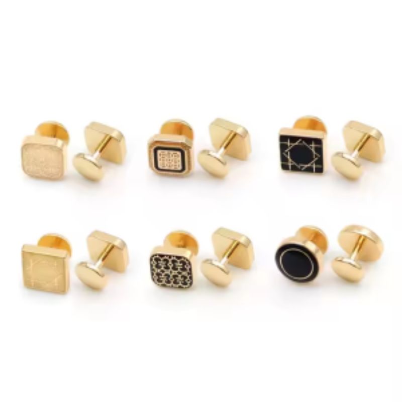 金属钮扣小香风扣子开衫纽扣毛衣外套金色银色黑色合金手缝扣百搭