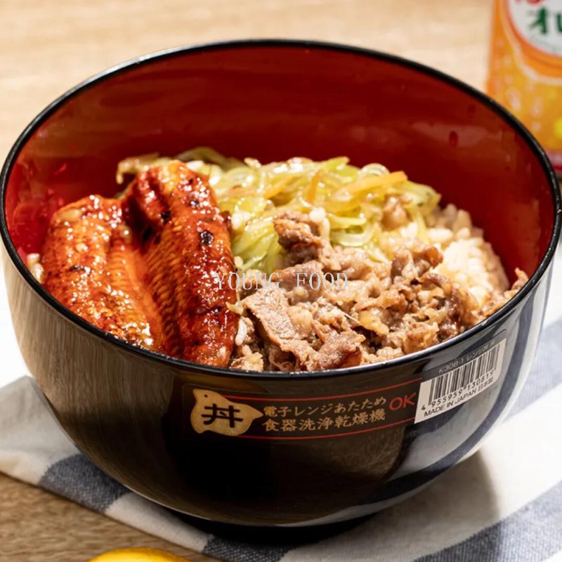 包邮！日本进口NAKAYA 日式碗日本料理大红漆碗日式餐酒饭碗器皿