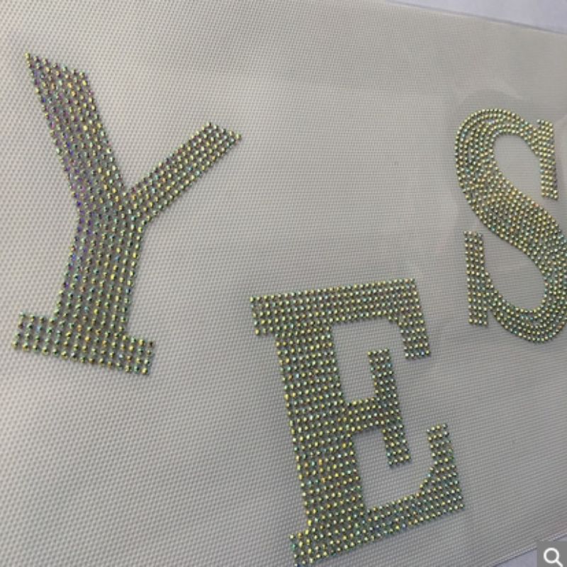 服装烫图热转印加工烫钻烫图YES