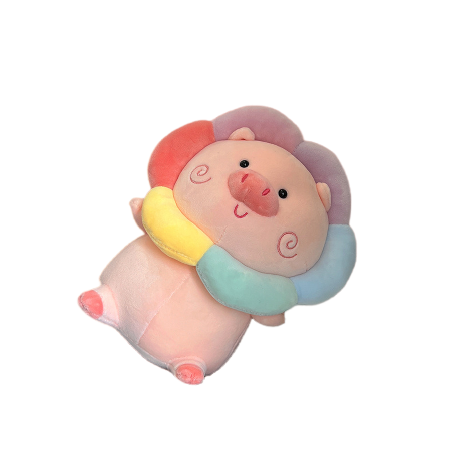 Instagram influencer's cute and girlish piggy plush toy, children's doll, sleeping doll, as a gift for girls Item Picture
