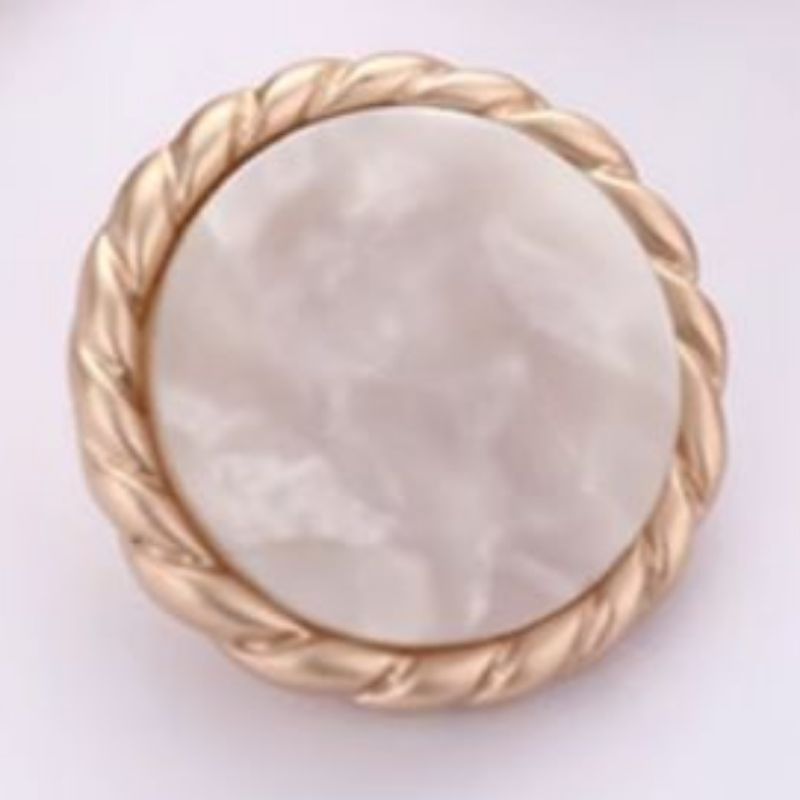 Pearl button high-end tops, coats, cardigans, cashmere sweaters, clothes, high-end decorative button accessories in stock Specification image