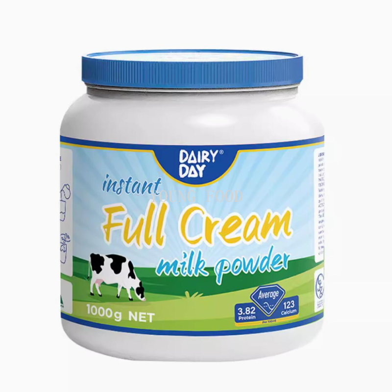 包邮！澳洲进口高钙高蛋白质含量Dairy day戴瑞得脱脂奶粉1kg全脂