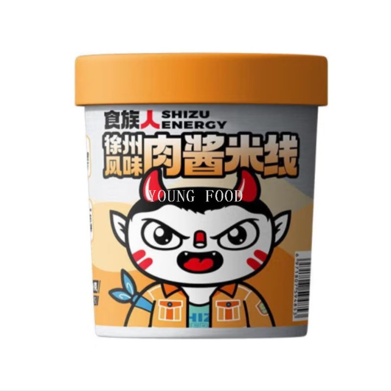 包邮！开水冲泡即食方便面快餐速食 食族人徐州风味肉酱米线149g