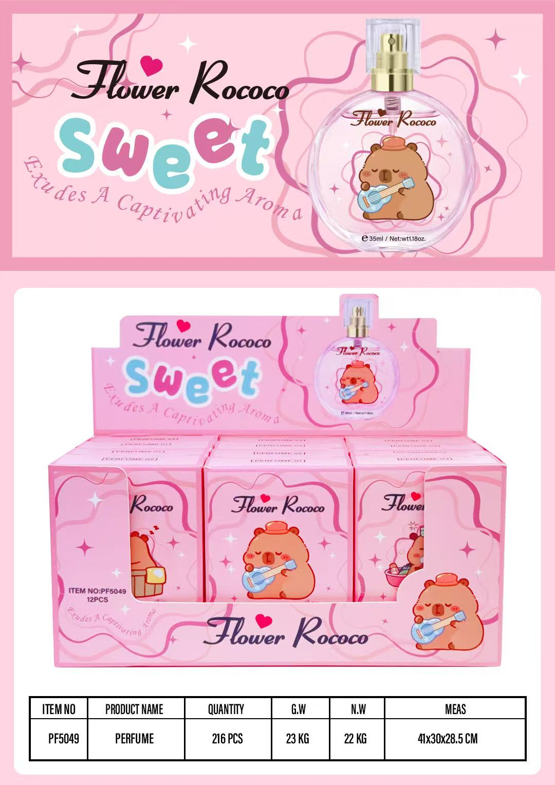 The best-selling Capibara perfume