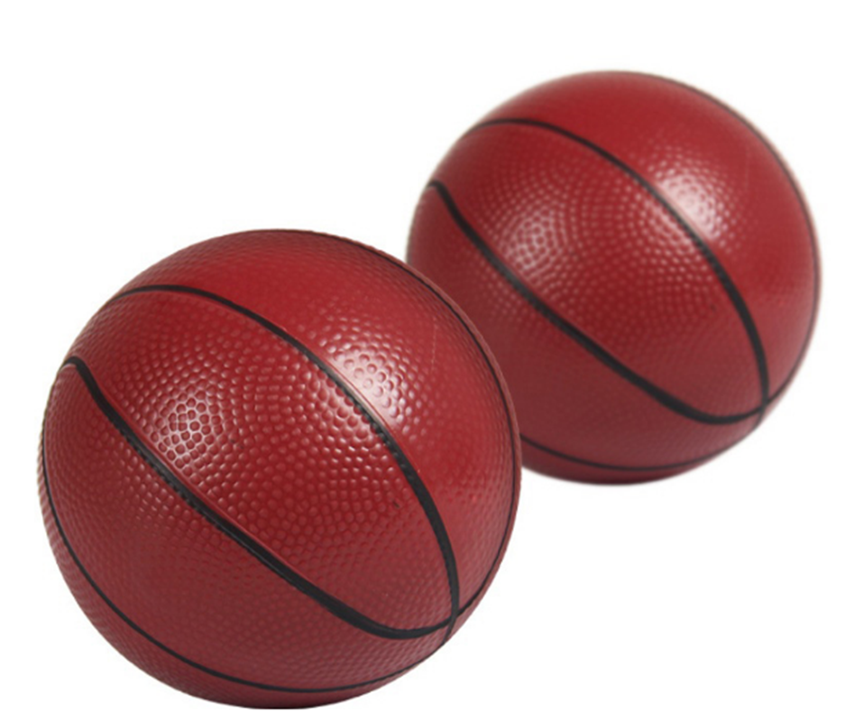 儿童充气玩具小篮球16cm小皮球宝宝玩具蓝球pvc掌上拍拍篮球1