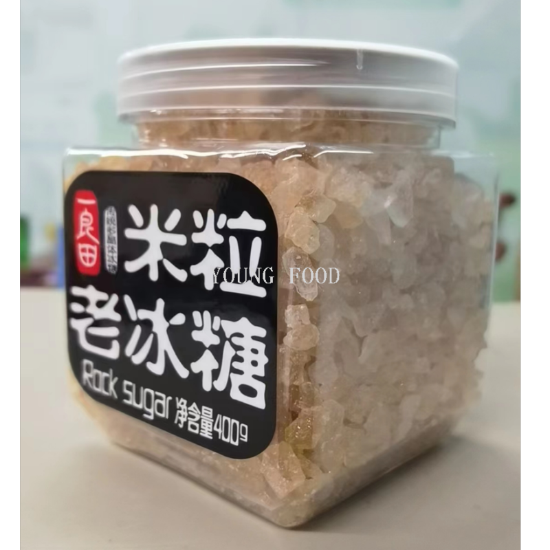 批发包邮调味品休闲零食食品 冲泡甜品糖果 一良田米粒老冰糖400g