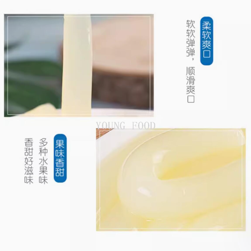 Free shipping Malaysian imported snack food, water jelly, Bole, 200g of various fruit-flavored jelly sticks Specification image