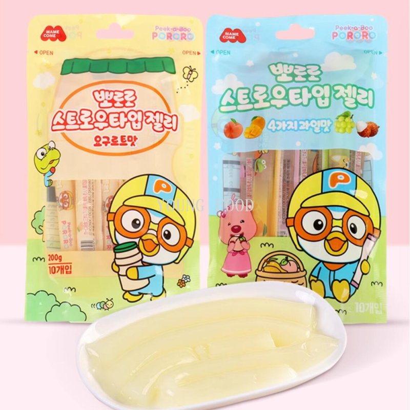 Free shipping Malaysian imported snack food, water jelly, Bole, 200g of various fruit-flavored jelly sticks Application Scenario