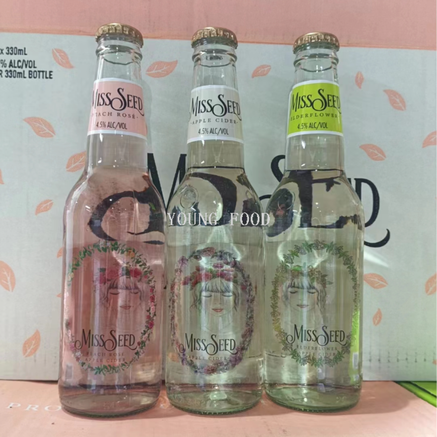 包邮！批发魔镜曦妲澳大利亚进口果味西打女士低度精酿啤酒 330mL