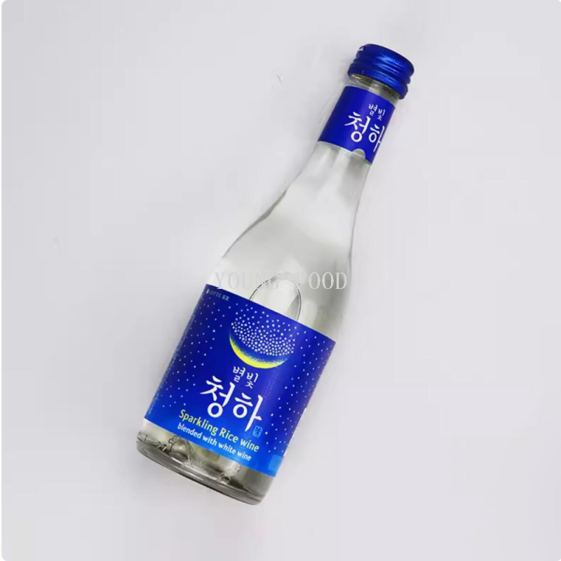 Free shipping! Cheongha Korean original imported sake, soju, low-temperature fermentation process Starry Sky Sparkling Sake 295ml Application Scenario