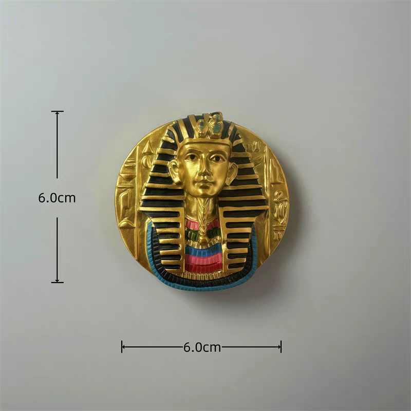 Ancient Egyptian resin magnetic fridge magnets, incense burner handicrafts, figure cultural and creative gifts, diy resin fish tail handicrafts, resin handicrafts collection, tourist souvenirs detail image 4