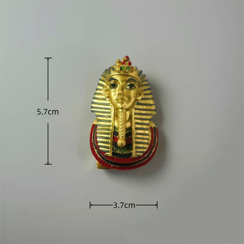Ancient Egyptian resin magnetic fridge magnets, incense burner handicrafts, figure cultural and creative gifts, diy resin fish tail handicrafts, resin handicrafts collection, tourist souvenirs detail image 6