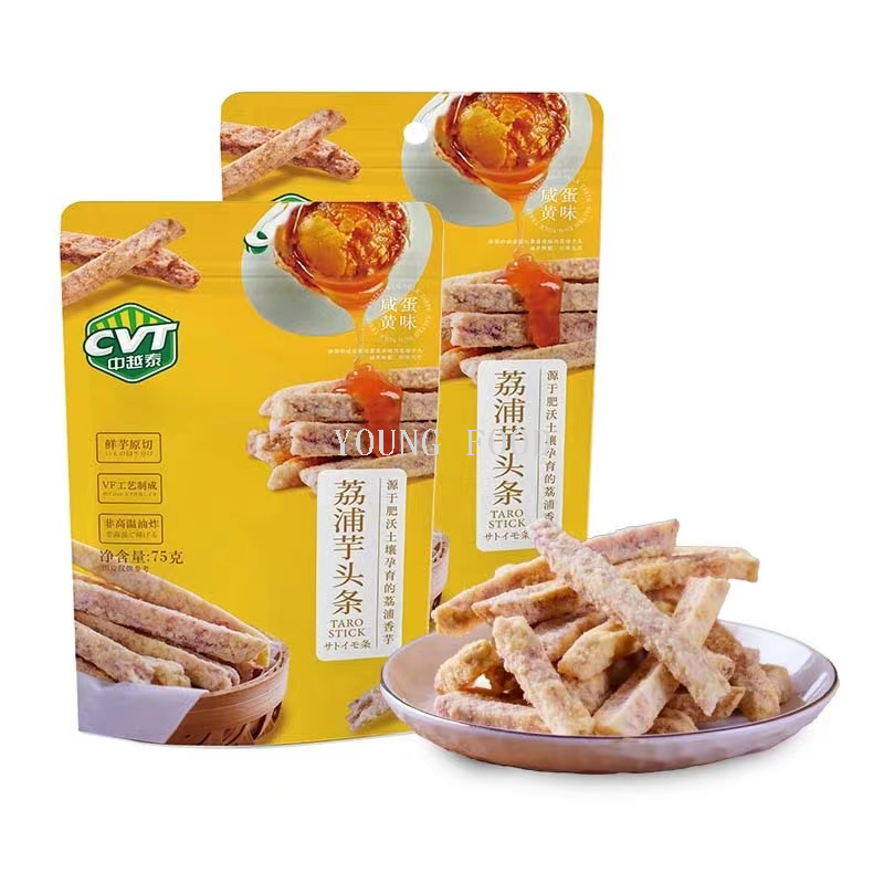 批发包邮休闲食品水果干零食CVT香辣味芋头酥75g下酒菜小吃点心细节图