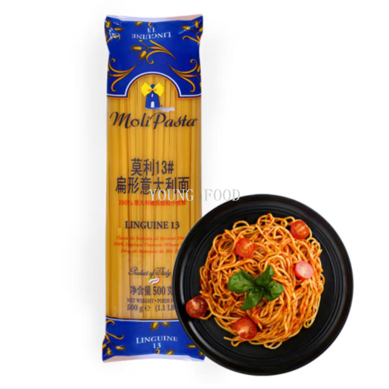 包邮 意大利原装进口面条硬质燕麦优质美食13#扁直条形意大利面