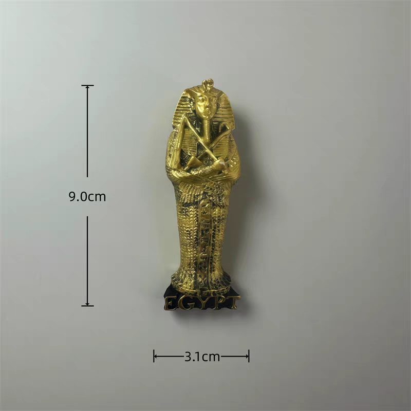 Ancient Egyptian resin magnetic fridge magnets, incense burner handicrafts, figure cultural and creative gifts, diy resin fish tail handicrafts, resin handicrafts collection, tourist souvenirs detail image 12