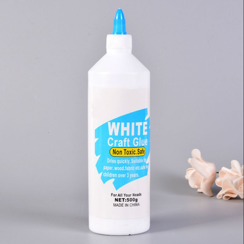 手工白胶500克环保木材胶粘合剂儿童diy史莱姆胶粘纸 专用胶