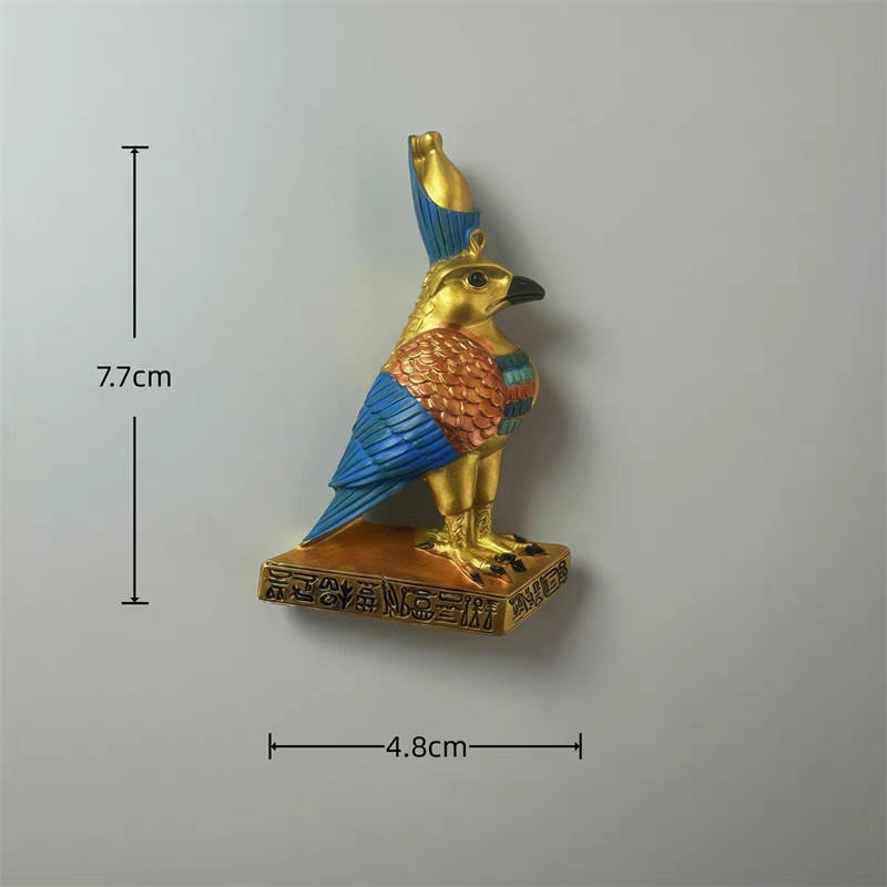 Ancient Egyptian resin magnetic fridge magnets, incense burner handicrafts, figure cultural and creative gifts, diy resin fish tail handicrafts, resin handicrafts collection, tourist souvenirs detail image 15