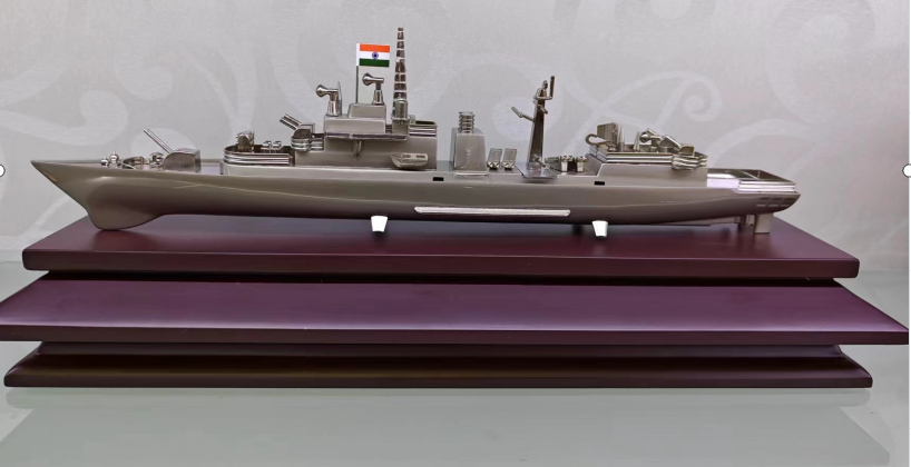 军舰，印度军舰，金属模型