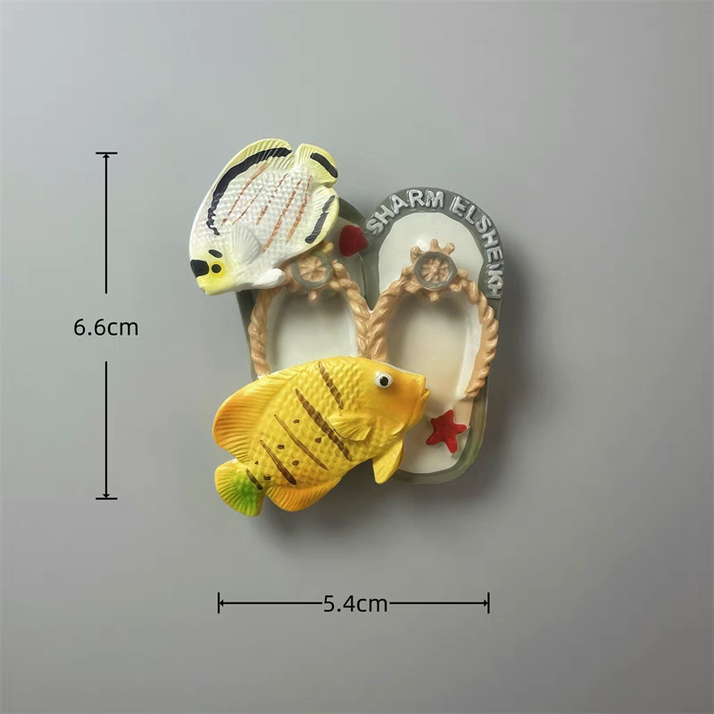Ancient Egyptian resin magnetic fridge magnets, incense burner handicrafts, figure cultural and creative gifts, diy resin fish tail handicrafts, resin handicrafts collection, tourist souvenirs detail image 14