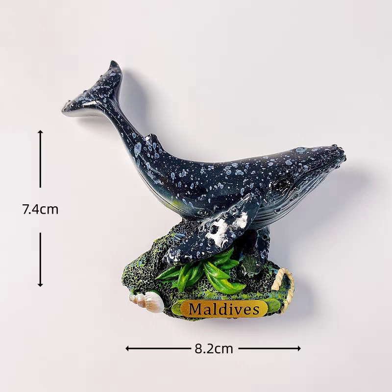 A series of creative hand-painted three-dimensional Marine animal decorative items and magnetic fridge magnets for Marine tourism souvenirs in Maldives, South America and other places detail image 10