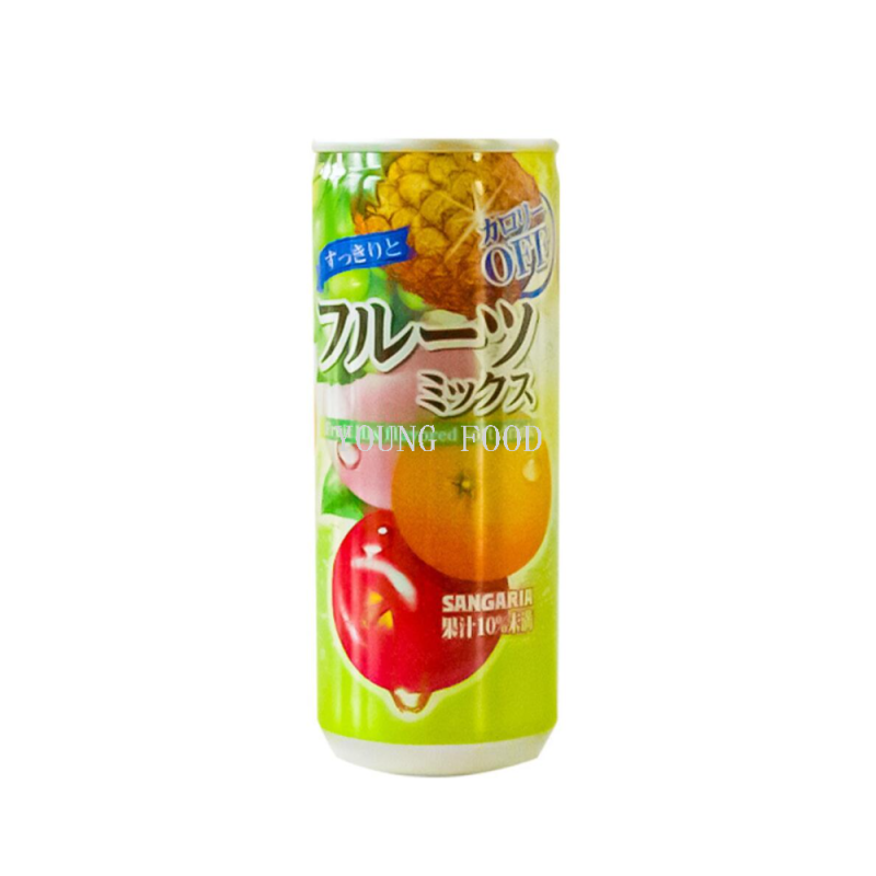 Wholesale free shipping of original Japanese imported juice, snack foods, drinks, SANGARIA orange-flavored beverage 240g Specification image