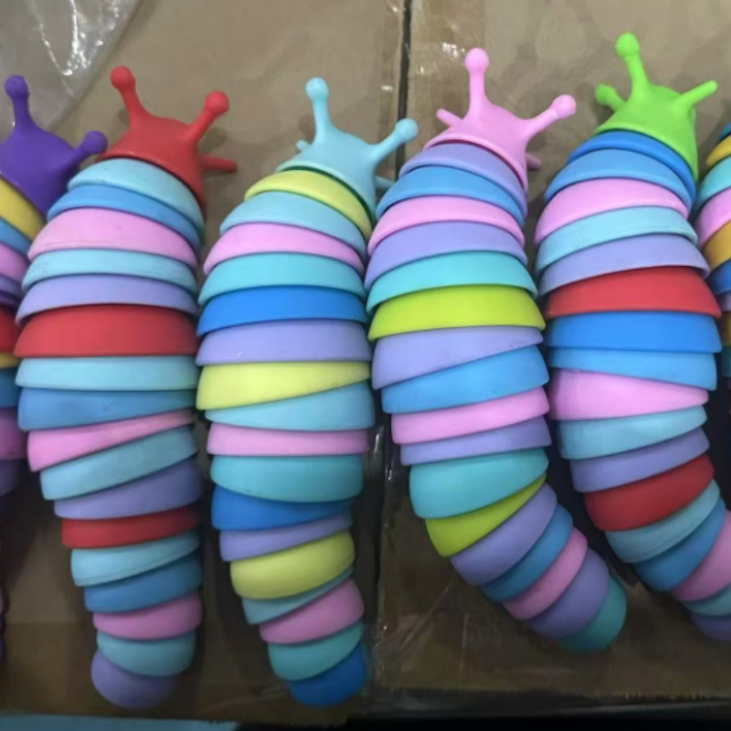 New, unique, stress-relieving toys: Nasal Nose Caterpillar, Big Lobster, New Nai Le, Slug, Big Shark, Yaoyao toys
